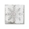Stupell Industries Winter Snowflake Distressed Pattern Canvas Wall Art